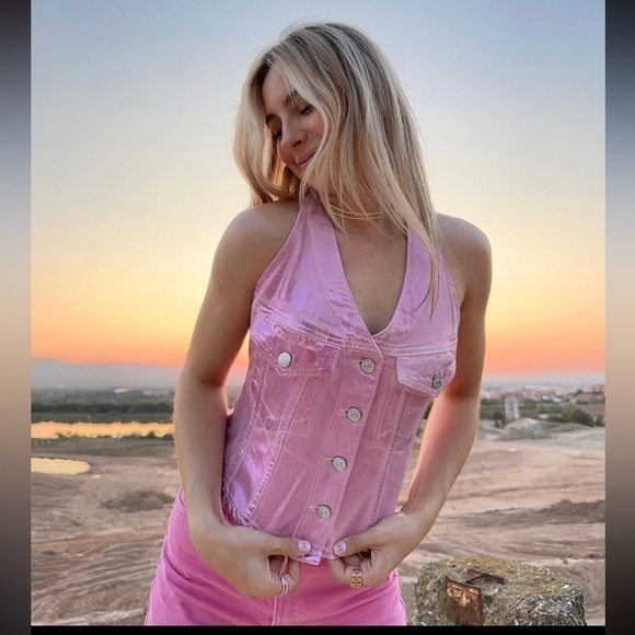 ZARA Barbie The Movie Halter top 6045/203 - Picture 4 of 16